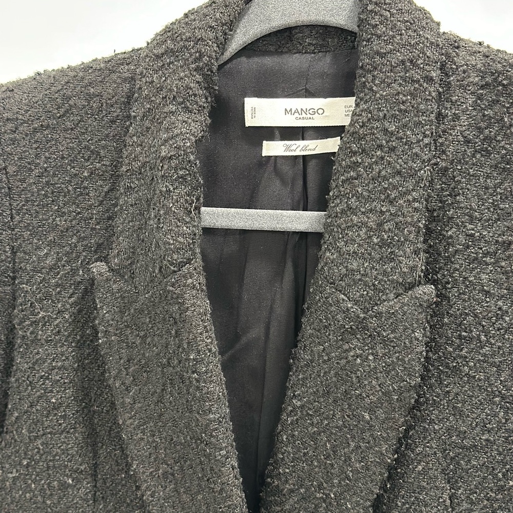 Mango Women's Elegant Black Blazer
